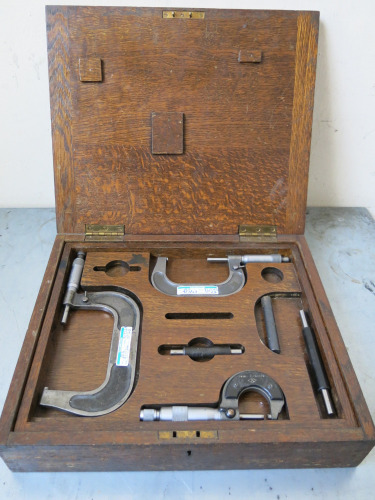 Shardlow Micrometres Testing Kit in Box (Incomplete).