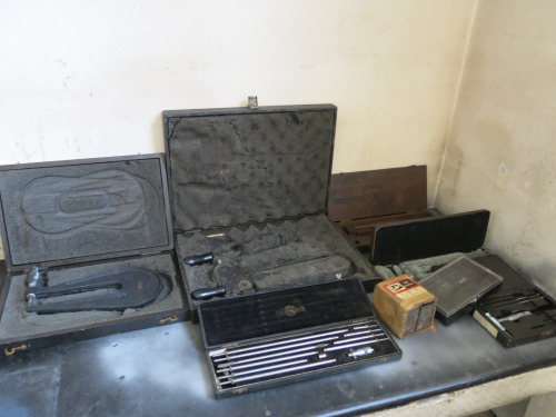 8 x Assorted Items of Testing & Micrometres Equipment in Boxes (As Viewed).