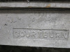 Courtburn T Slotted Metal Working Table. Size H80 x W250 x D126cm. - 3