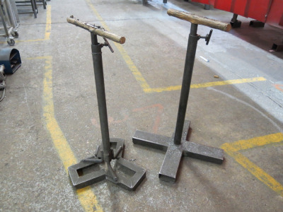 Pair of Height Adjustable Rollers.