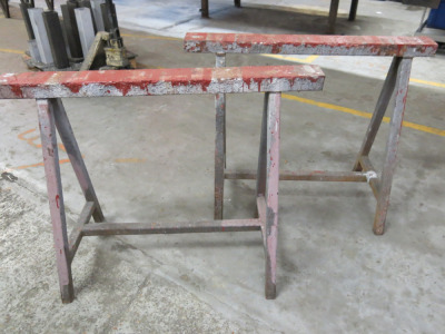 Pair of Heavy Duty Fixed Trestles.