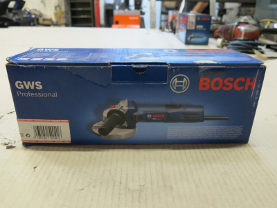 Boxed/New Bosch 4" Electric Angle Grinder, Model GWS7-100.