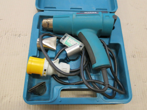 Makita Hot Air Gun, Model HG5002, 110V. Comes in Carry Case.