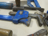 Large Quantity of Hand Tools to Include: Hammers, Wrenches, Pick Axe, Spirit Levels, Saws, Spanners Etc (As Viewed). - 4