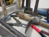 Large Quantity of Hand Tools to Include: Hammers, Wrenches, Pick Axe, Spirit Levels, Saws, Spanners Etc (As Viewed). - 5