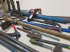 Large Quantity of Hand Tools to Include: Hammers, Wrenches, Pick Axe, Spirit Levels, Saws, Spanners Etc (As Viewed). - 14