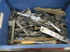 Large Quantity of Hand Tools to Include: Hammers, Wrenches, Pick Axe, Spirit Levels, Saws, Spanners Etc (As Viewed). - 15