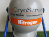 CryoService Liquid Nitrogen Transport Container on Trolley. - 2