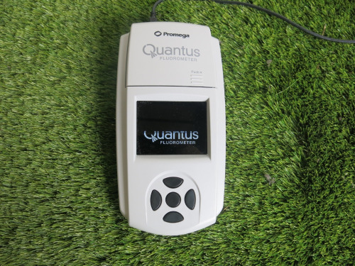 Promega Quantus Flurometer, S/N 8400003310. Comes with Power Supply.