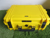 Hard Yellow Plastic Flight Case. Size 45 x 53 x 21cm.