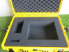 Hard Yellow Plastic Flight Case. Size 45 x 53 x 21cm. - 2