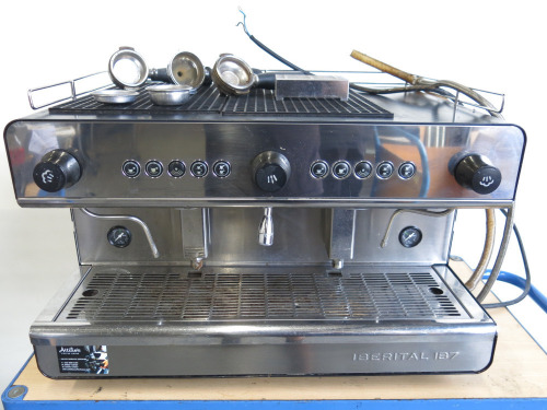 Iberital 2 Group Coffee Machine, Model IB7, S/N 48165, DOM 08/15.