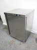 Sterling Pro Single Door Stainless Steel Undercounter Freezer, Model SPF200S, S/N D2102BBO1DF20S111, Size H85 x W60 x D61cm. NOTE: missing foot. - 7