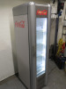 Frigorex Single Door Coca Cola Upright Drinks Cooler with 5 Shelves, Model RETRO, S/N R0165938175. Size H189 x W50 x D66cm. - 2