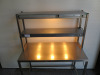 Stainless Steel Prep Table with Double Heated Chef Gantry, Size H163 x W121 x D61cm. - 4