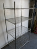 Vogue 4 Tier Wire Rack, Size H185 x W90 x D60cm. - 3