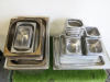 47 x Assorted Sized GN Containers & Metal Trays to Include: 41 x GN Containers & 6 Trays. - 8