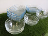 15 x Kitchen Glass Rectangular Dishes & Bowls to Include: 7 x Ocuisine Dishes & 8 Arc Bowls. - 2