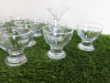 10 x Glass Desert Bowls. - 2