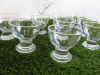 10 x Glass Desert Bowls. - 3