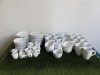 Approx 82 x Pieces of Branded Carraro Crockery to Include: 9 x Mugs, 17 x Coffee Cups, 27 x Saucers, 16 x Espresso Cups & 13 x Espresso Cup Saucers.