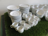 Approx 82 x Pieces of Branded Carraro Crockery to Include: 9 x Mugs, 17 x Coffee Cups, 27 x Saucers, 16 x Espresso Cups & 13 x Espresso Cup Saucers. - 2