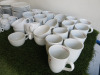 Approx 82 x Pieces of Branded Carraro Crockery to Include: 9 x Mugs, 17 x Coffee Cups, 27 x Saucers, 16 x Espresso Cups & 13 x Espresso Cup Saucers. - 3