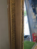 Large Bevel Edged Mirror in Gold Ornate Frame. Size H87 x W120 x D9cm. - 5