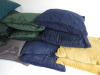 16 x Assorted Colour Cushions to Include: 4 x Blue, 4 x Gold, 5 x Green, 2 x Grey & 1 x Teal. Size 45 x 45cm. - 3