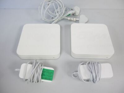 2 x Apple AirPort Extreme Base Stations, Model A1408. Comes with Power Supply's.