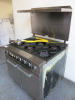 Commercial 6 Ring Gas Range Oven, Size H88 x W90 x D78cm. - 6