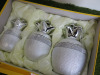 Box Set of Decorative Siramic Pineapple Pots with Lids. - 2