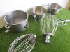 Assortment of Mixer Accessories, 2 Whisks & 2 Paddle Mixer. (As Viewed) - 4