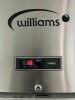 Williams Stainless Steel Upright Single Door Fridge, Model HJ1SAI R1 JADE, S/N 1012/599398. - 2