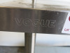 Vogue Stainless Steel Prep Table with Shelf Under, Chef Gantry with GN Pan Storage. Size Overall H148 x W120 x D60cm. - 3