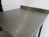 Stainless Steel Table with Shelf Under. Size H85 x W60 x D65cm. - 4