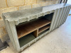 Tin Wrapped Side/Centre Console Display Unit. Size H80 x W220 x D40cm. - 3