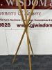 Hardwood Designer Coat Stand with 3 Pegs. Size H173cm. - 3