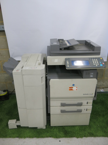 Konica Minolta Bizhub c250 Networking Colour Printer, Scanner, Model FK-502 with Konica Minolta Collator, Model FS-501.