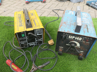 2 x Welders to Include: Sip140 & Sureweld 140 (Requires Plug).