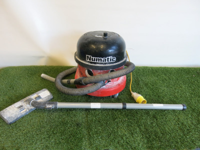 Numatic Vacuum Cleaner, Model NRV240-11, 110v. Comes with Hose.