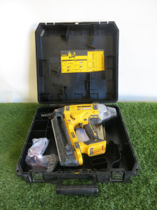 DeWalt 18v Brushless Concrete Nailer, Model DCN890. Comes in Carry Case. NOTE: missing batteries & charger.