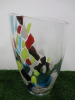 Venini & MSGM Collaboration Mosaic Vase in Box. Size H34cm. RRP £1140. - 2