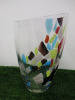 Venini & MSGM Collaboration Mosaic Vase in Box. Size H34cm. RRP £1140. - 3