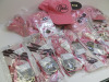 MSGM & Gattulio Hats & Accessories Lot to Include: 7 x Pink Caps (RRP £140 each), 5 x Scrunchies (RRP £70 each), 5 x Bandeau (RRP £120 each) & 1 x Set of Pin Badges (RRP £35.00). Total RRP £1965.00. - 2