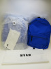 5 x MSGM Blue Backpacks with Dustcovers. RRP £180.00 each.