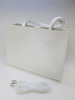 MSGM Medium White Tote Bag in Box with Shoulder Strap & Dustcover. RRP £300.00. - 2