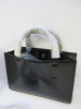 MSGM Small Black Patent Tote Bag in Box with Shoulder Strap & Dustcover. RRP £270.00. - 2