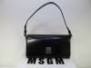 MSGM Black Baguette Bag in Box with Shoulder Strap & Dustcover. RRP £375.00. - 2