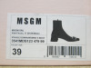 Pair of MSGM Boxed/New Women's Buckled Ankle Boots in White with Dustcover, Size 39, RRP £535.00. - 2